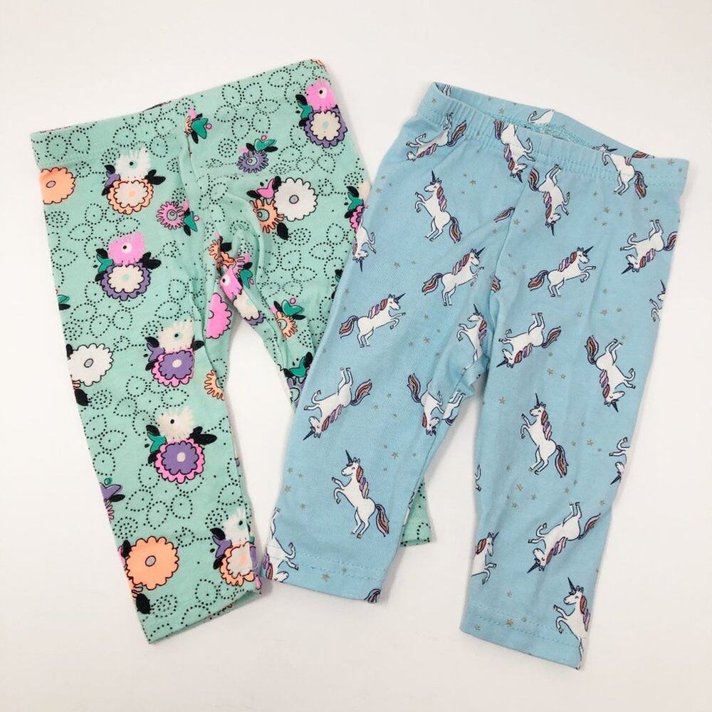 Okie Dokie Baby Girl Set of Two Pants 6M